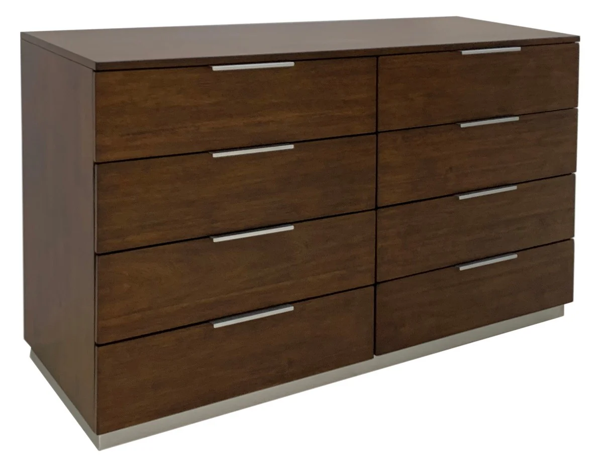 Safavieh Brylin 8 Drawer Dresser - Dark Walnut - Image 3