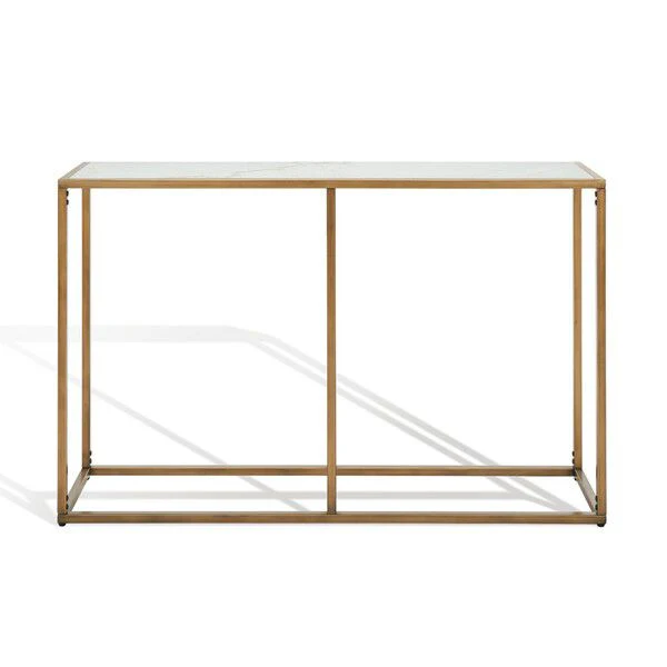 Safavieh Brynna Marble Console Table - Bronze - Image 2
