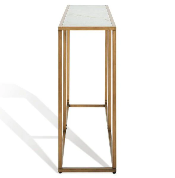 Safavieh Brynna Marble Console Table - Bronze - Image 5