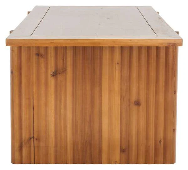 Safavieh Buckley Rectangle Coffee Table - Brown - Image 2