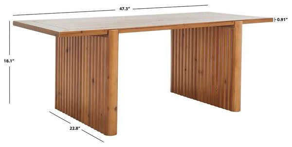 Safavieh Buckley Rectangle Coffee Table - Brown - Image 3
