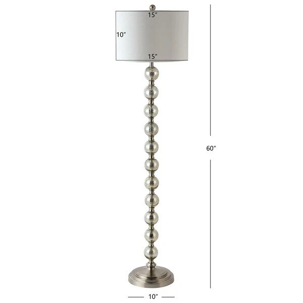 Safavieh Cace Floor Lamp - Nickel - Image 3