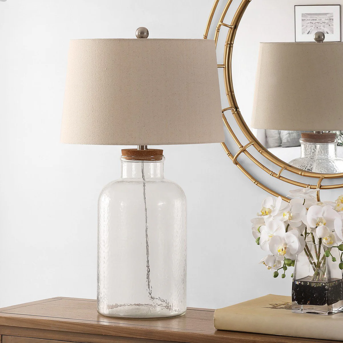 Safavieh Caden Glass Table Lamp Set Of 2 - Clear - Image 3