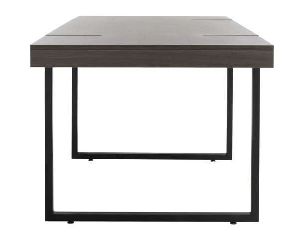 Safavieh Cael Dining Table - Charcoal - Image 3