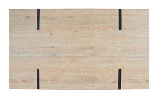 Safavieh Cael Dining Table - Sand With Silver - Image 3