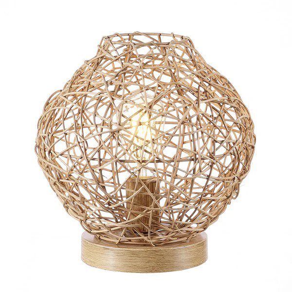 Safavieh Caldera Table Lamp - Rattan - Image 2