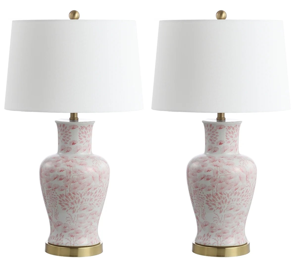 Safavieh Calli Table Lamp Set Of 2 - Pink - Image 2