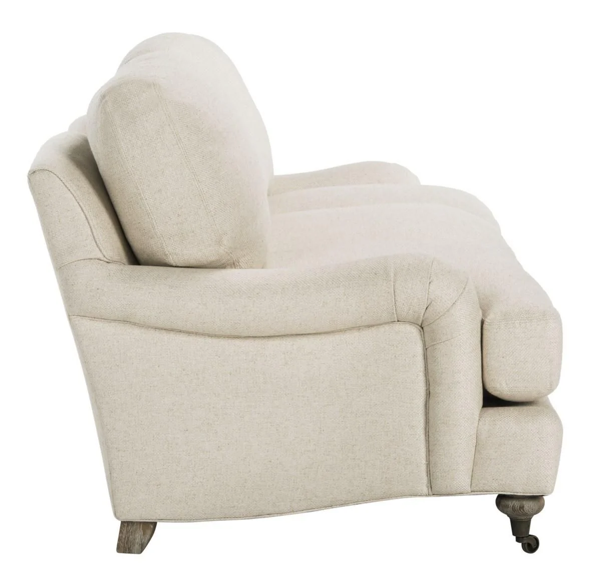Safavieh Calvin Upholstered Fabric Sofa - Natural - Image 4