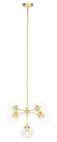 Safavieh Camaria Chandelier - Gold - Image 2