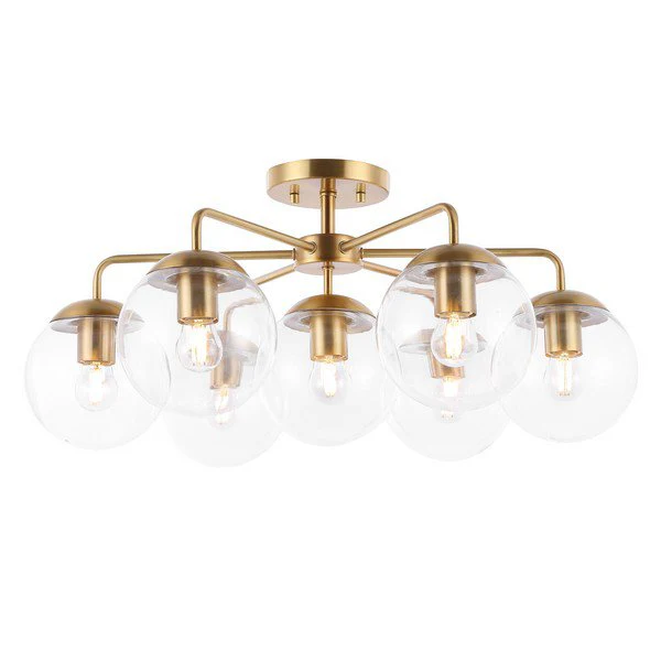 Safavieh Camdyn Flush Mount - Brass - Image 2