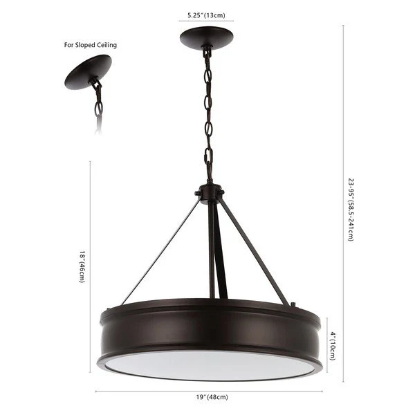 Safavieh Camlyn Pendant - Silver - Image 3