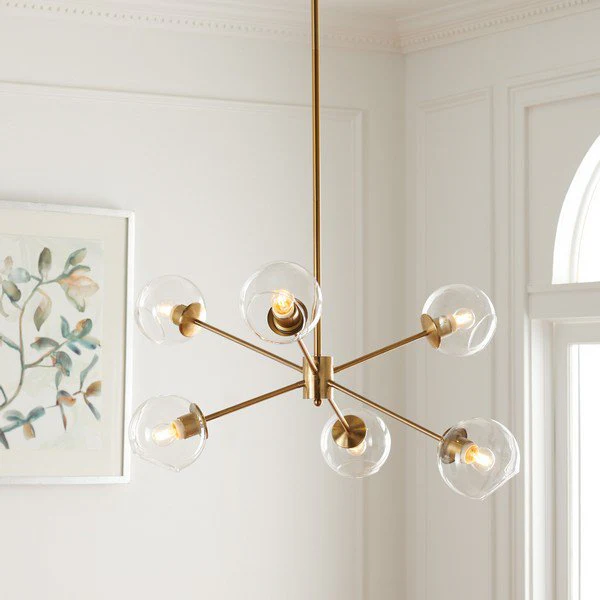 Safavieh Cantori Chandelier - Gold - Image 3