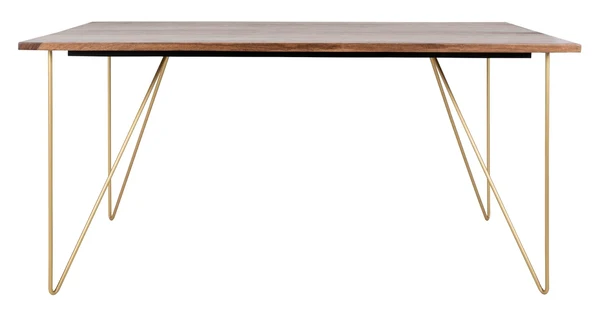 Safavieh Captain Wood Dining Table - Walnut - Image 2