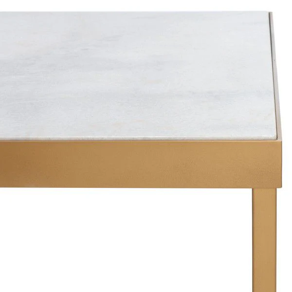 Safavieh Caralyn Rect Marble Coffee Tab - White - Image 4