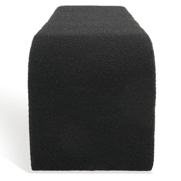 Safavieh Caralynn Upholstered Bench - Black - Image 3