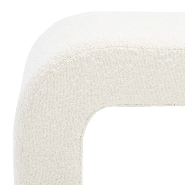 Safavieh Caralynn Upholstered Bench - Ivory - Image 4