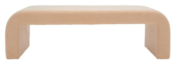 Safavieh Caralynn Upholstered Bench - Tan - Image 6