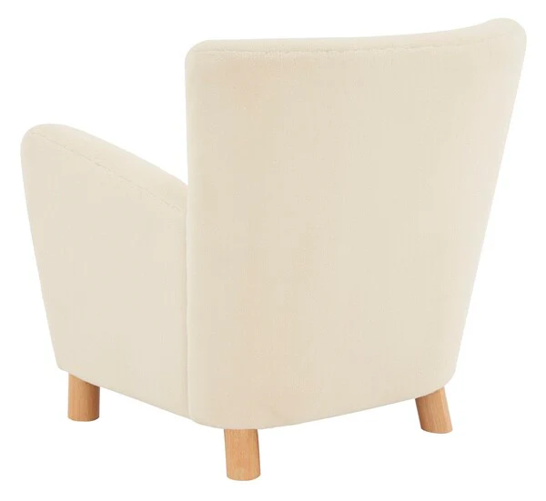 Safavieh Carey Faux Shearling Chair - Ivory - Image 5