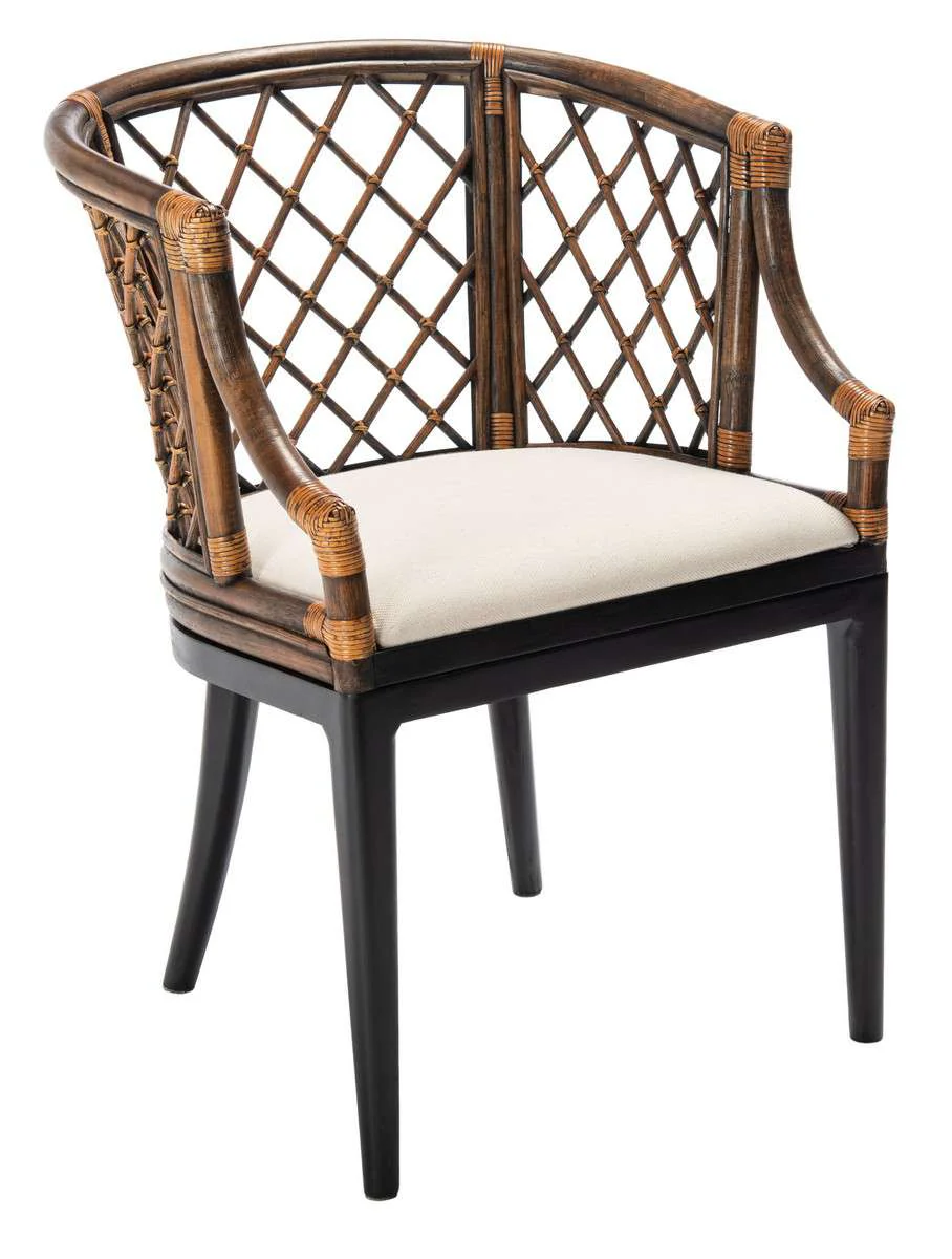 Safavieh Carlotta Arm Chair - Natural Wash - Image 3
