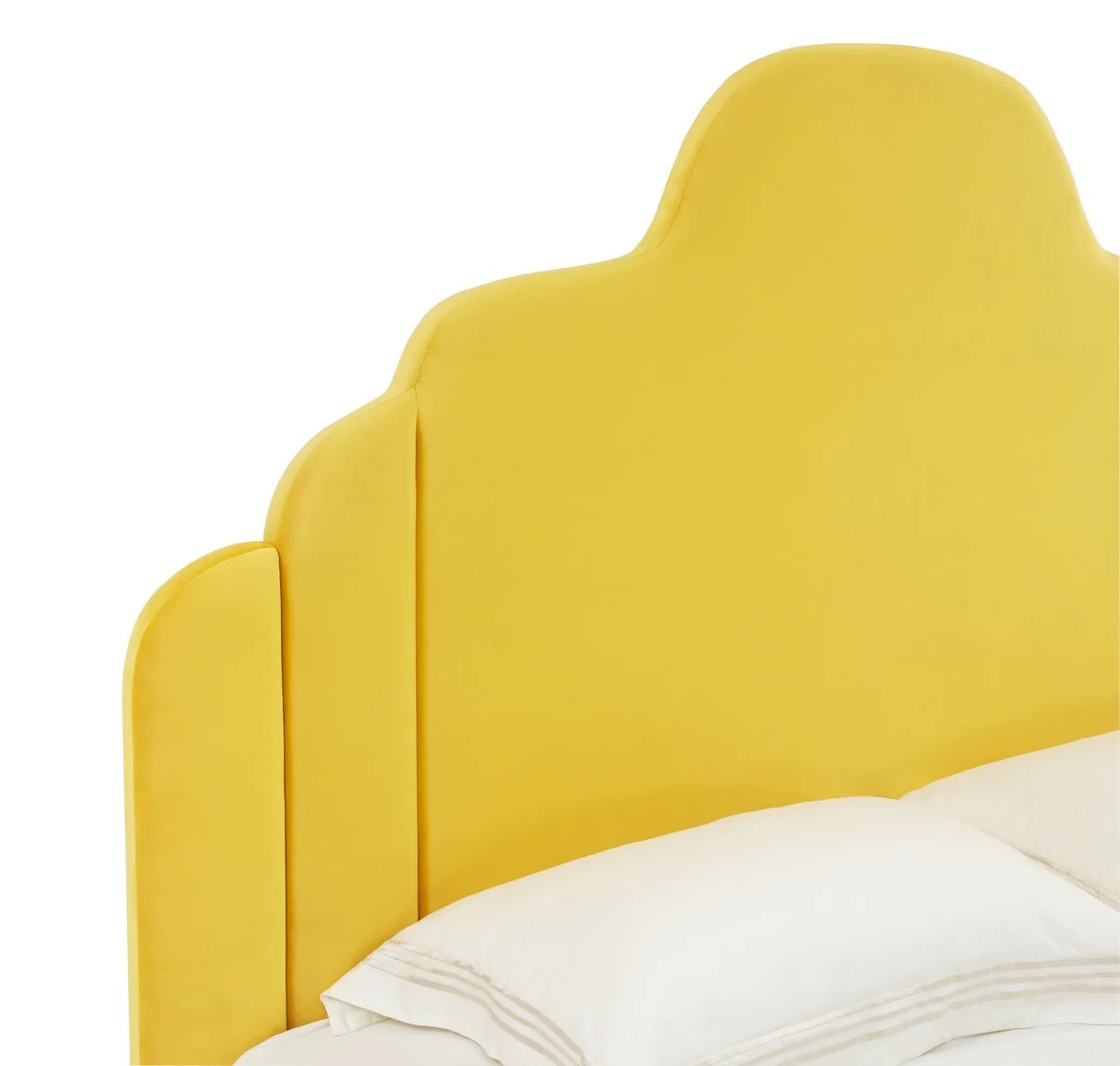 Safavieh Caspian Velvet Bed - Marigold - Image 5