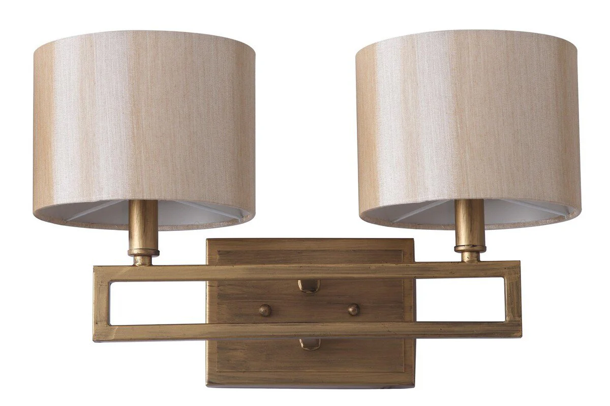 Safavieh Catena 9.25-Inch H Antique Gold Double Light Sconce - Antique Gold - Image 2