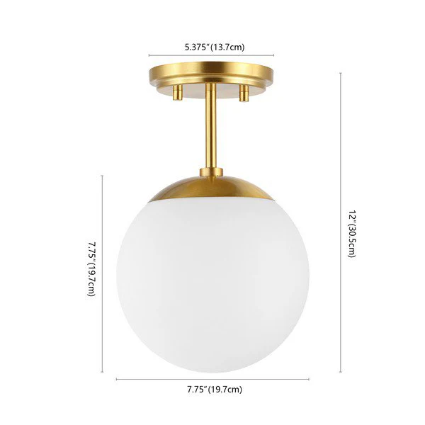 Safavieh Catori Flush Mount - Brass - Image 3