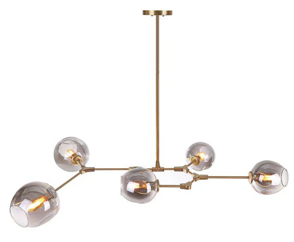 Safavieh Cdark Greyett Pendant - Grey - Image 2
