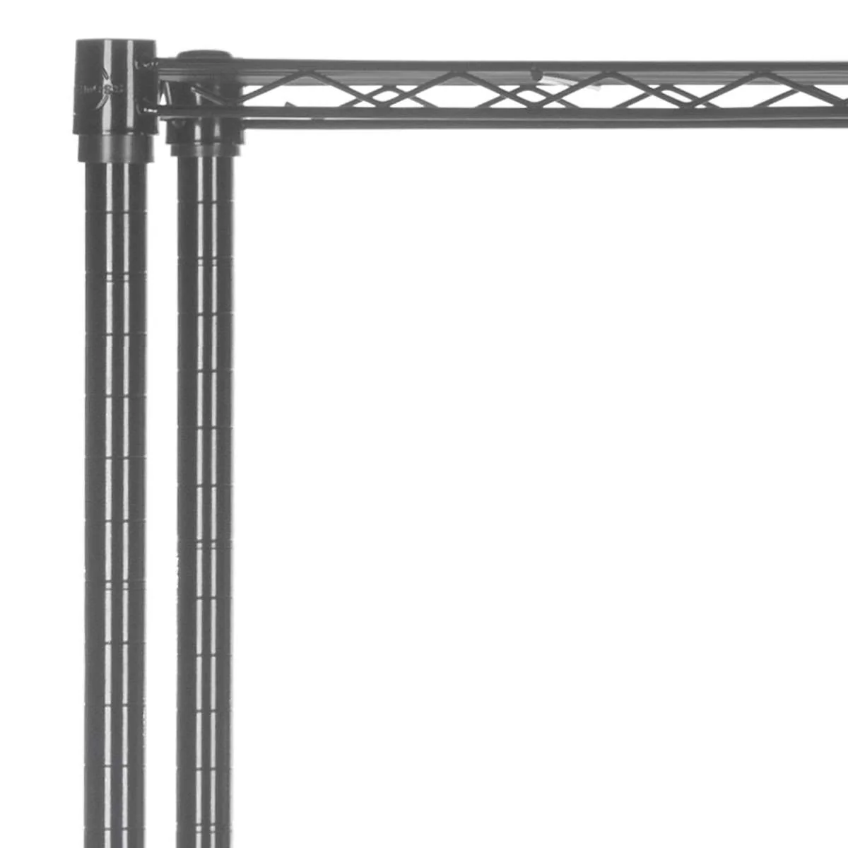 Safavieh Ceasar 5 Tier Chrome Wire Adjustable Rack (35.4 In. W X 17.7 In. D X 70.9 In. H) - Chrome - Image 2