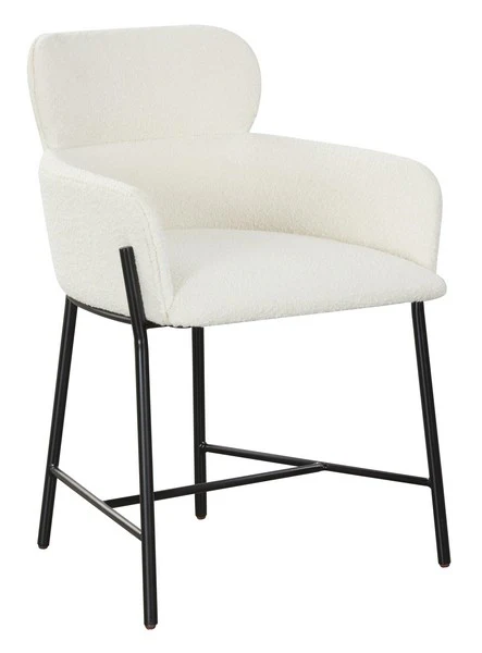 Safavieh Charlize Velvet Dining Chair - Ivory - Image 5