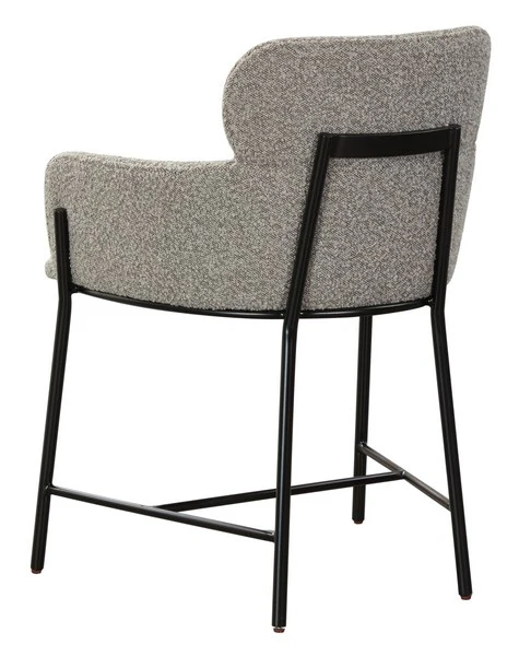 Safavieh Charlize Velvet Dining Chair - Light Gray - Image 3