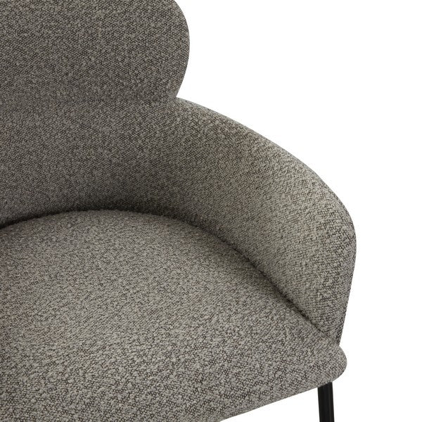 Safavieh Charlize Velvet Dining Chair - Light Gray - Image 4