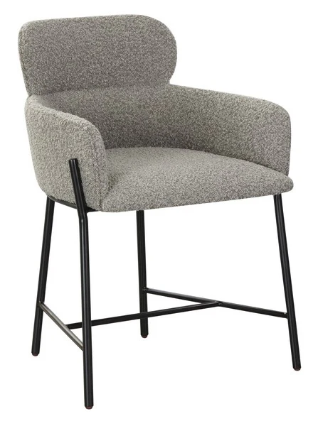 Safavieh Charlize Velvet Dining Chair - Light Gray - Image 5