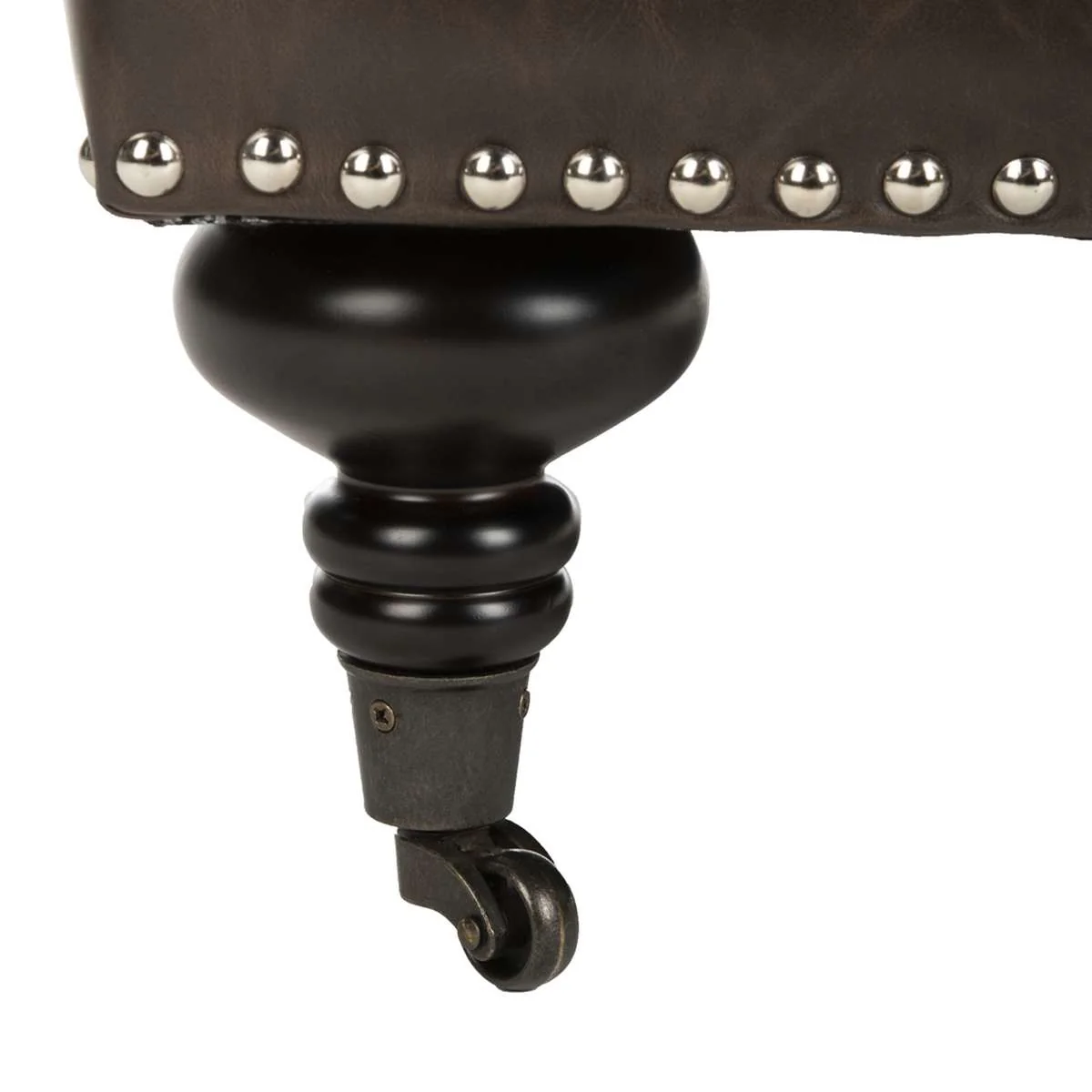 Safavieh Chloe Club Chair - Antique Brown - Image 4