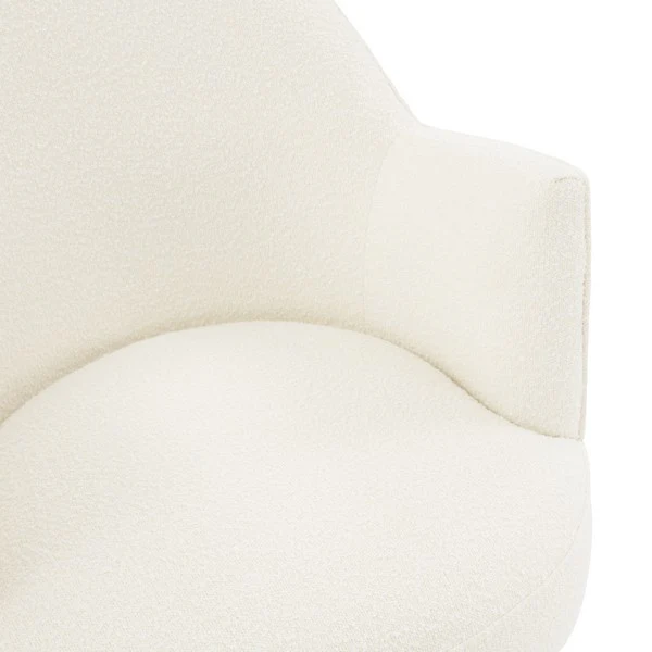 Safavieh Christian Swivel Accent Chair - Ivory - Image 5