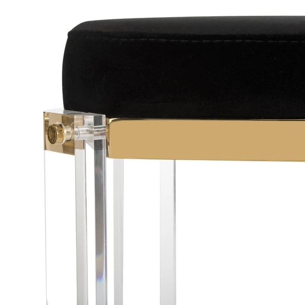 Safavieh Cicely Acrylic Bar Stool - Gold - Image 4