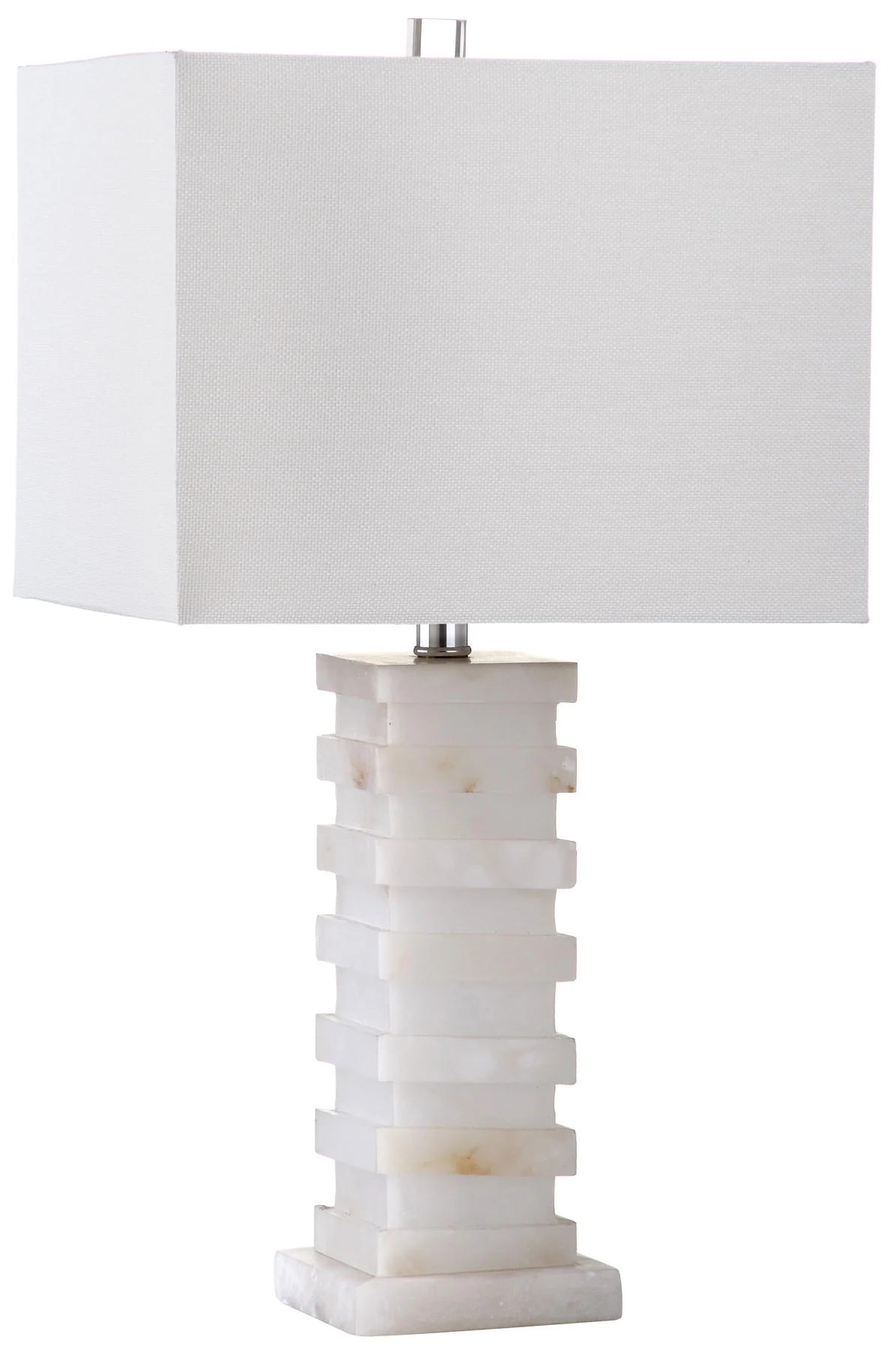 Safavieh Cinder 24.5-Inch H Table Lamp - White Alabaster - Image 2