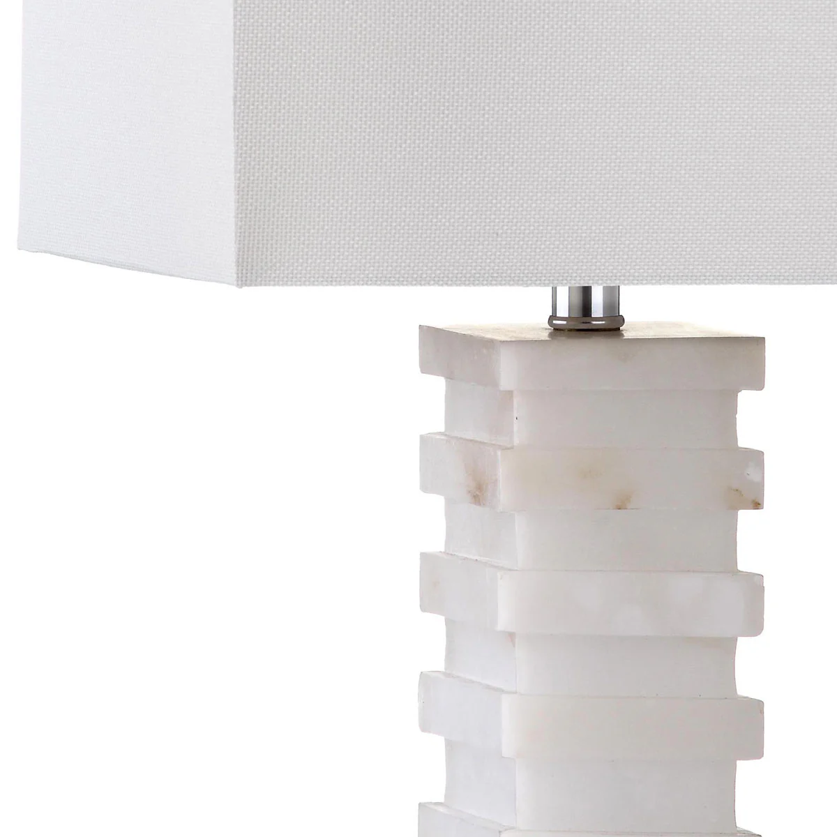 Safavieh Cinder 24.5-Inch H Table Lamp - White Alabaster - Image 3