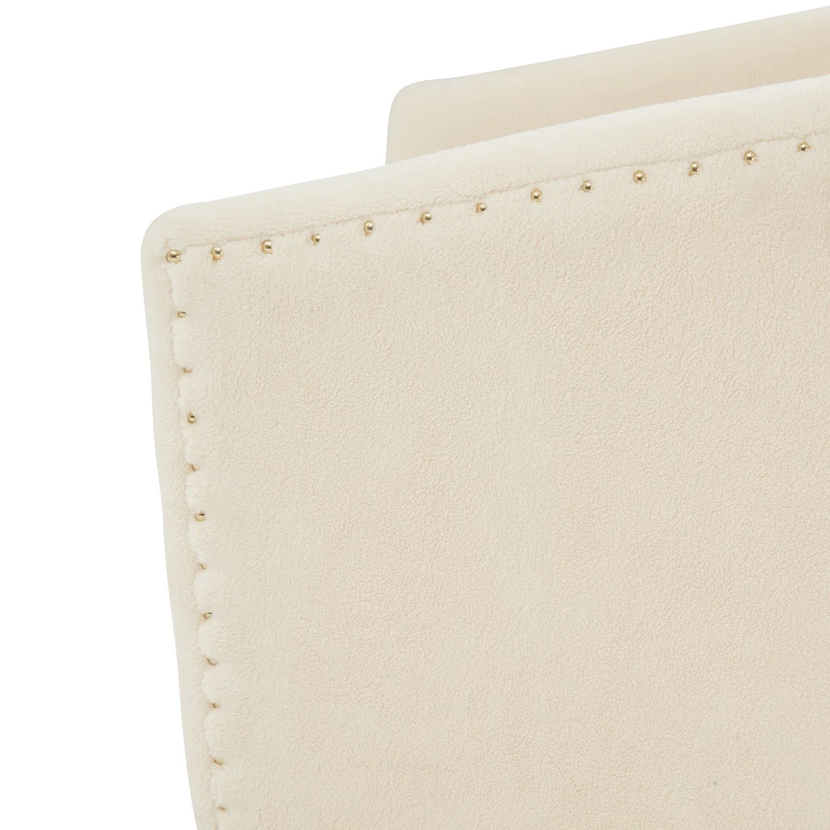 Safavieh Clara Quilted Swivel Tub Chair - Ivory - Image 4
