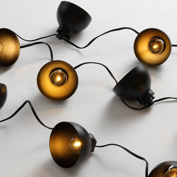 Safavieh Claudie Led Outdoor String Lights - Black - Image 3
