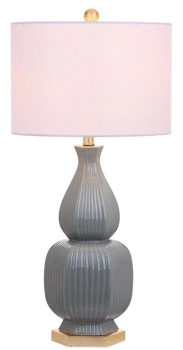 Safavieh Cleo 31.5-Inch H Table Lamp Set Of 2 - Grey - Image 3