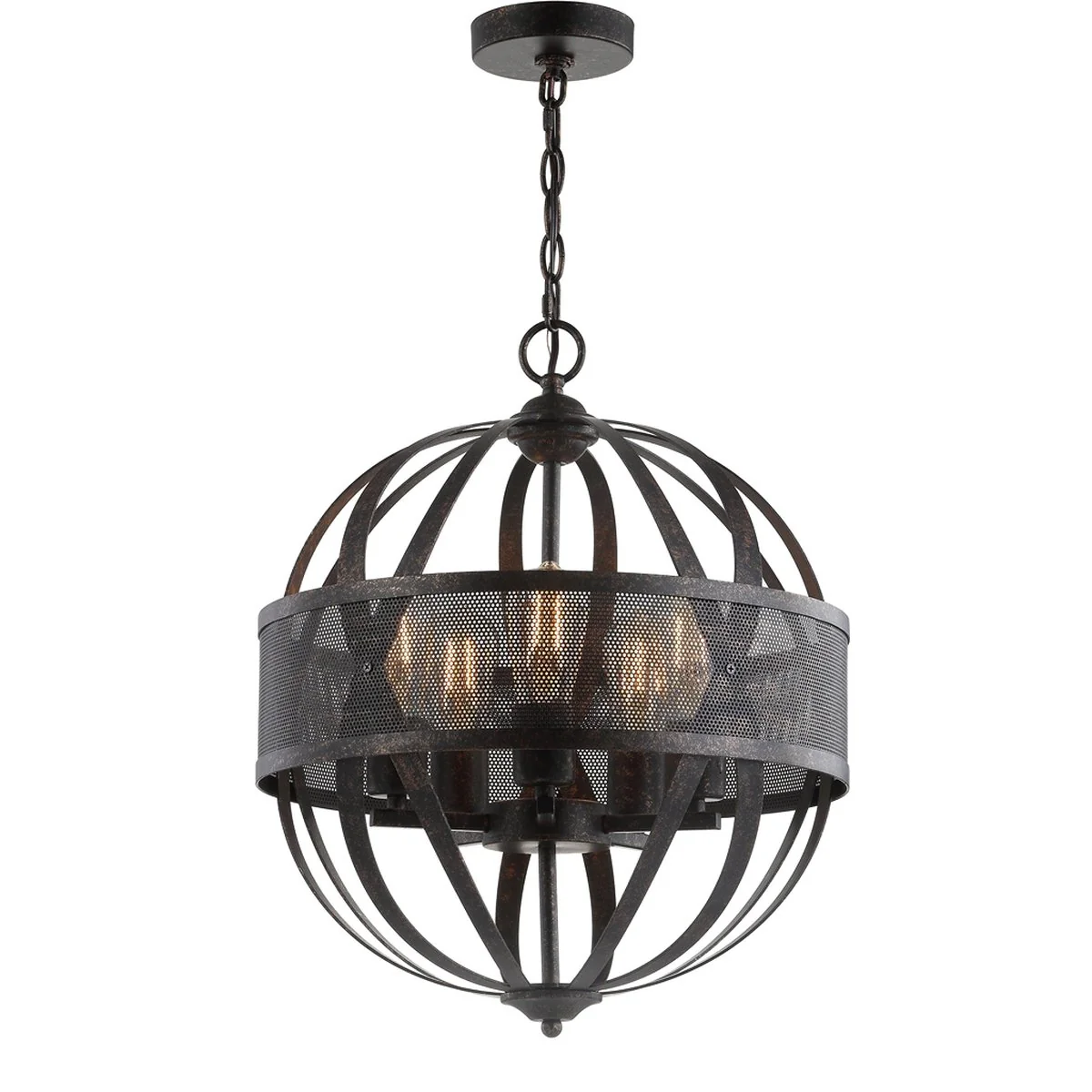 Safavieh Colby Pendant - Dark Grey - Image 3