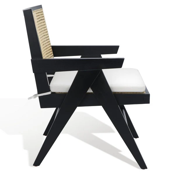 Safavieh Colette Rattan Accent Chair - Black - Image 4