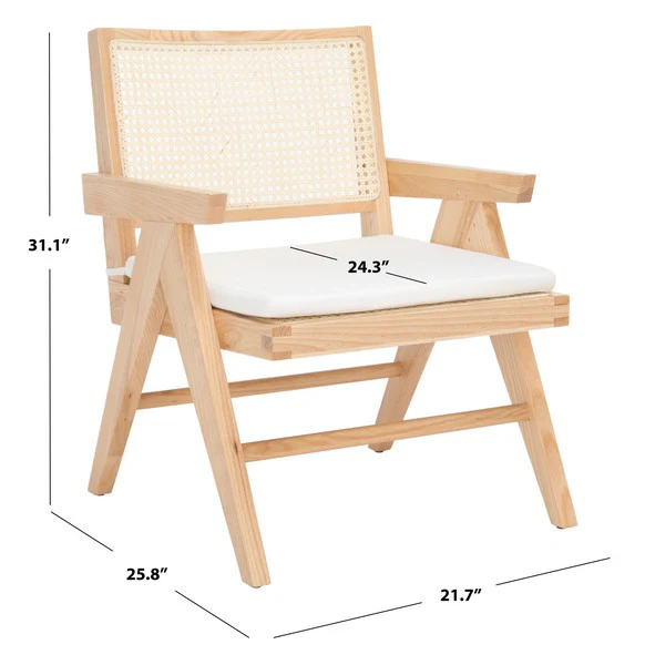 Safavieh Colette Rattan Accent Chair - Natural - Image 5