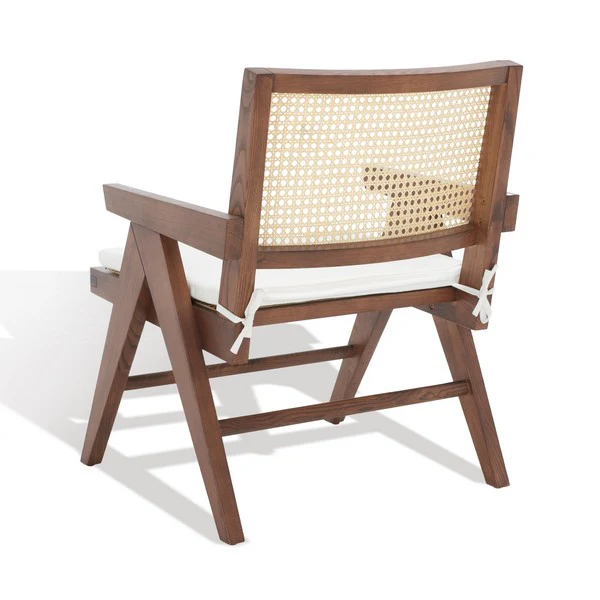 Safavieh Colette Rattan Accent Chair - Walnut - Image 5