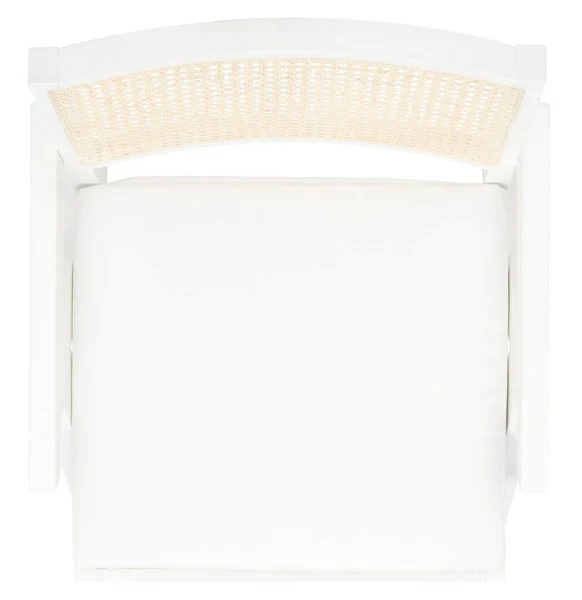 Safavieh Colette Rattan Accent Chair - White - Image 3