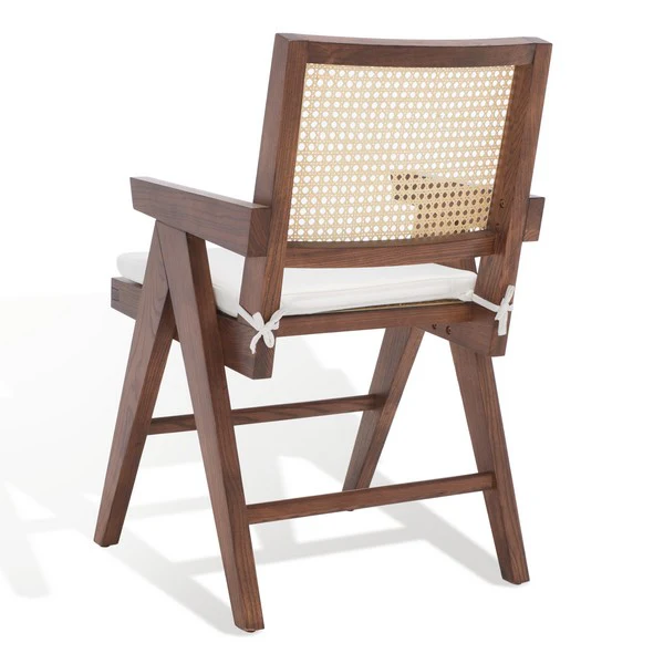 Safavieh Colette Rattan Armchair - Walnut - Image 4