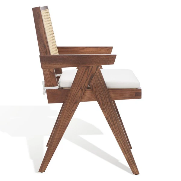 Safavieh Colette Rattan Armchair - Walnut - Image 5