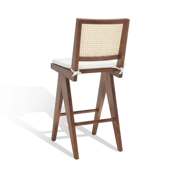 Safavieh Colette Rattan Barstool - Walnut - Image 2