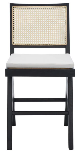 Safavieh Colette Rattan Counter Stool - Black - Image 2