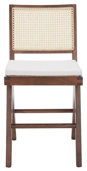 Safavieh Colette Rattan Counter Stool - Walnut - Image 2